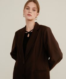 988 Blazer with belt (brown)