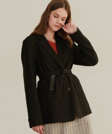 989 Blazer with belt (black)