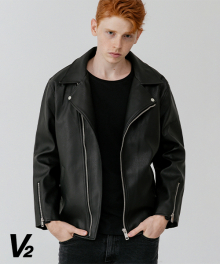 Normal leather rider jacket