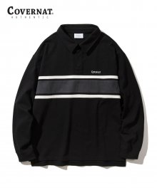 BLOCK RUGBY SHIRT BLACK