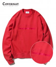 SHADE AUTHENTIC LOGO CREWNECK CORAL