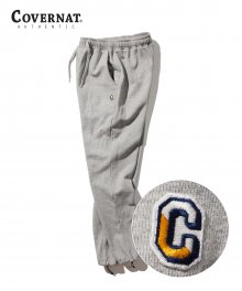 MULTI C LOGO WAPPEN SWEAT PANTS GRAY