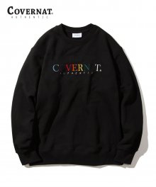 RAINBOW LOGO CREWNECK BLACK