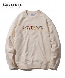 RAINBOW LOGO CREWNECK IVORY