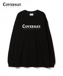 L/S AUTHENTIC LOGO TEE BLACK