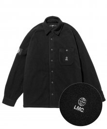 LMC FLEECE SNAP SHIRT black