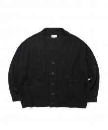 BASIC OVERSIZED CARDIGAN(BLACK)