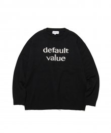 DV LOGO BASIC KNIT(BLACK)