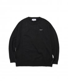 LINE POINT KNIT(BLACK)