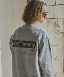 Line Off Sweatshirts(Gray)