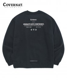 ICON LOGO CREWNECK CHARCOAL