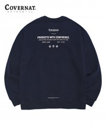 ICON LOGO CREWNECK NAVY