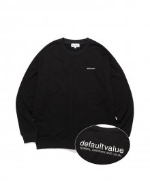 DV LOGO CREWNECK(BLACK)