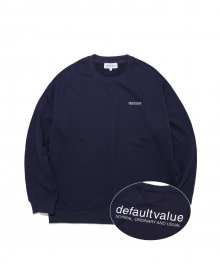 DV LOGO CREWNECK(NAVY)