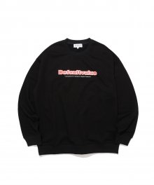 BIG LINE DV LOGO CREWNECK(BLACK)