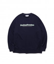 BIG LINE DV LOGO CREWNECK(NAVY)