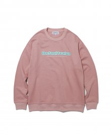 BIG LINE DV LOGO CREWNECK(PINK)