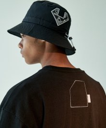 19FW BLACK BUCKET HAT