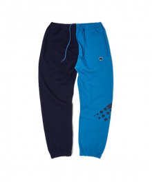 2-TONE SWEAT PANTS (BLUE)