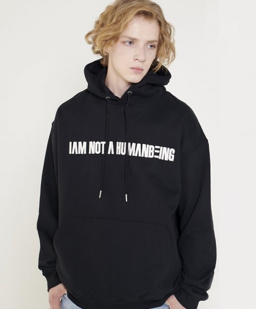 MUSINSA | I AM NOT A HUMAN BEING I am Not A humanbeing Hoody - Black