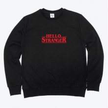 Hello Stranger Crewneck black