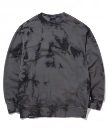TRENDY TIE-DYEING  SWEAT SHIRTS (CHARCOAL) [GMT510H43CHA]