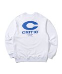 크리틱(CRITIC) BIG C LOGO 스웻 셔츠 White