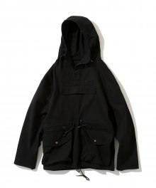 19fw civil pullover anorak jacket black