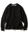 19fw pocket sweatshirts black
