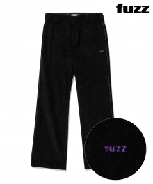 FUZZ CORDUROY BOOTCUT PANTS black