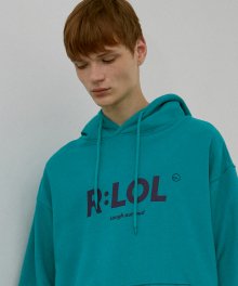 (HD-19703) BASIC HOOD T-SHIRT DEEP MINT