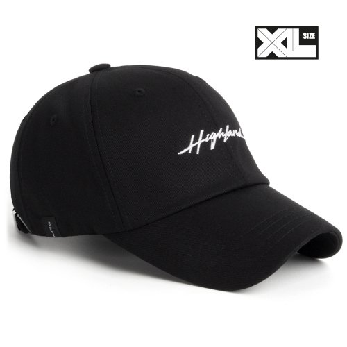 빅사이즈 볼캡 XL HIGHLAND CAP BLACK