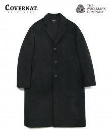 COVERNAT X TWC CASHMERE WOOL CHESTER COAT CHARCOAL