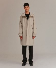 HOODED PARKA MEN [LIGHT BEIGE]