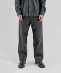 피스워커(PIECE WORKER) Synthetic Leather Pants (Black) / New Wide