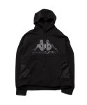 논디스클로즈(NONDISCLOTHES) [KAPPA X NONDISCLOTHES] Big logo hoodie-black