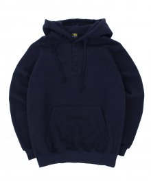 HENLYNECK HEAVY SWEAT HOODIE [Indigo]