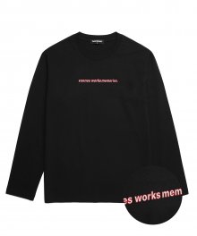 스몰 로고 티셔츠 (VNAITS310)블랙
