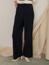 MH11 TWO TUCK WIDE WOOL PANTS_NV