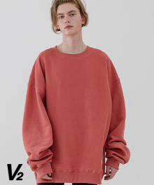 [UNISEX] [S/S ver] Overfit heavy double napping MTM_red