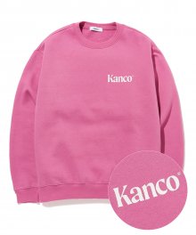 KANCO MINI SERIF LOGO SWEATSHIRT pink