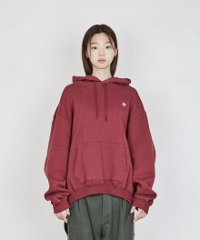 (D DIARY LINE HOODIE (WINE)