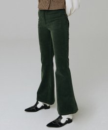 Corduroy pocket pants_green