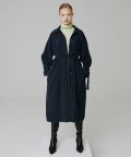 Stitch trench coat_navy