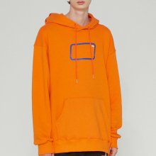 EXPRESS FRAME LOGO HOODIE_ORANGE