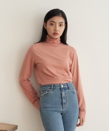 19AU POLA T-SHIRTS (PEACH)