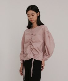 19AU STRING BLOUSE (DEEP PINK)