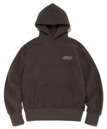 POLARTEC Fleece Hoodie Brown