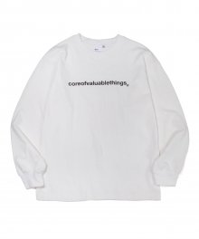 CORE LONG SLEEVE-OFF WHITE
