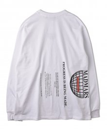 CONSCIOUSNESS LONG SLEEVE_WHITE
